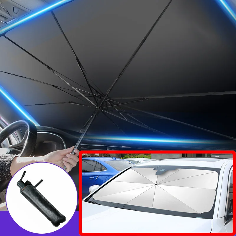 Automatic Car Sunshade - Foldable Car Sun Shade Protector Parasol