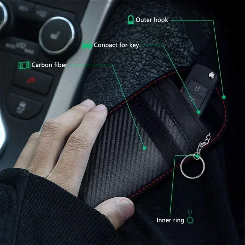 Hot Faraday Key RFID Electroma - Car Key Signal Blocker ulasan dan harga