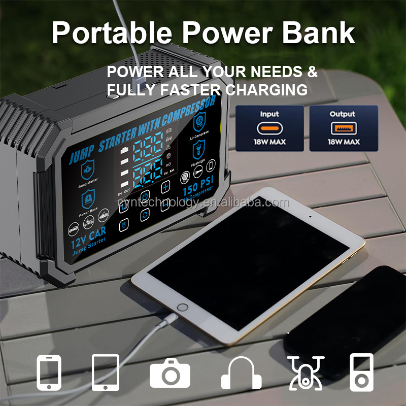 Portable 2000A Peak Jump Start - Portable Jump Starter ulasan dan harga