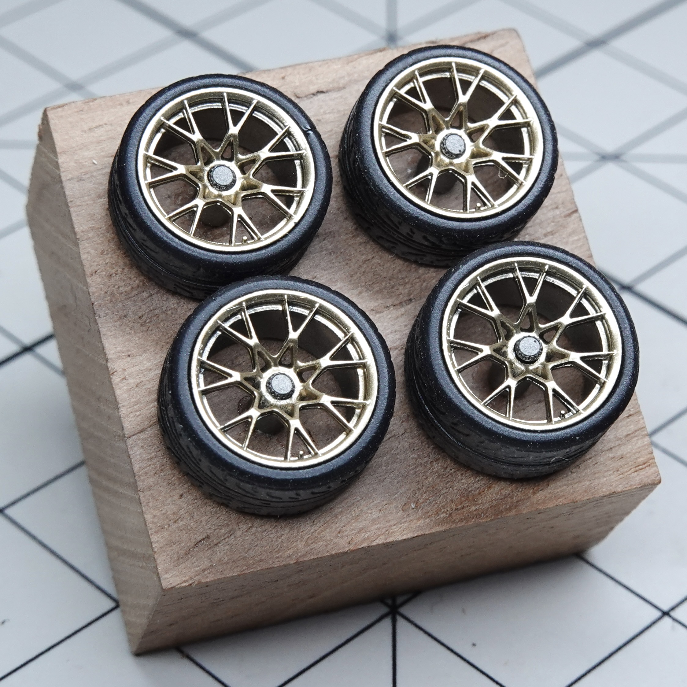 PuffStudio_1/64 Scale Wheel Hu - Car Accessories Toy ulasan dan harga