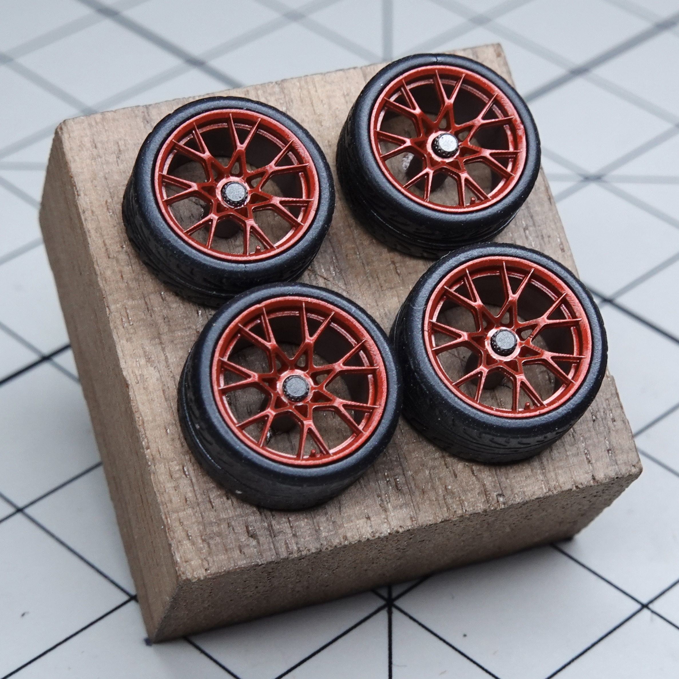 PuffStudio_1/64 Scale Wheel Hu - Car Accessories Toy ulasan dan harga