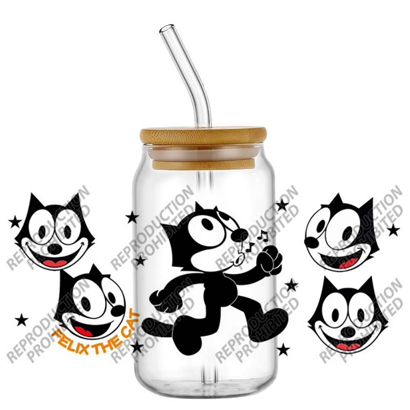 Black cat design Transfer Deca - Car Accessories Quotes ulasan dan harga