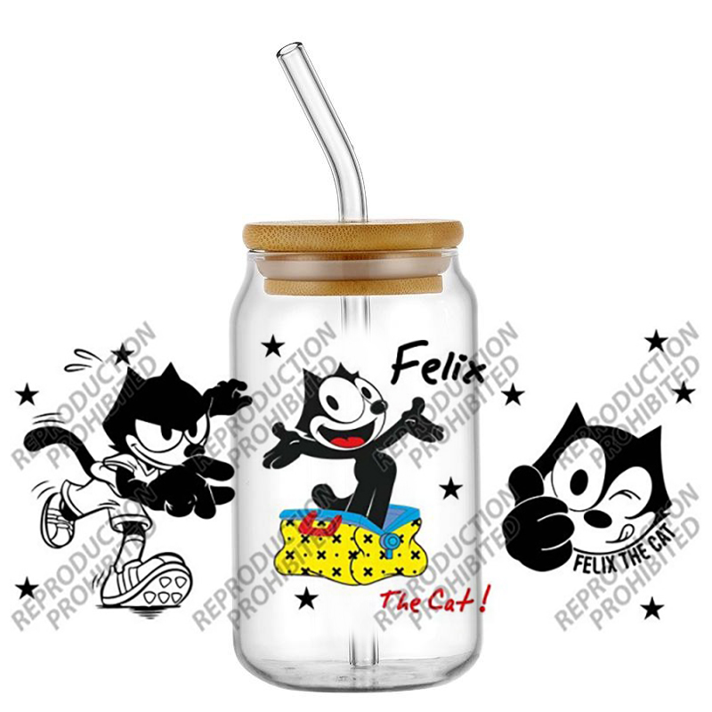 Black cat design Transfer Deca - Car Accessories Quotes ulasan dan harga