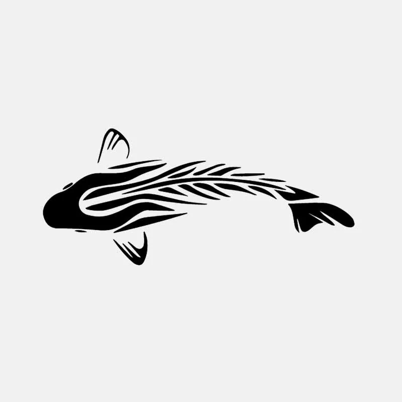 Car Stickers Fun Tribal Carp F - Car Accessories Quotes ulasan dan harga