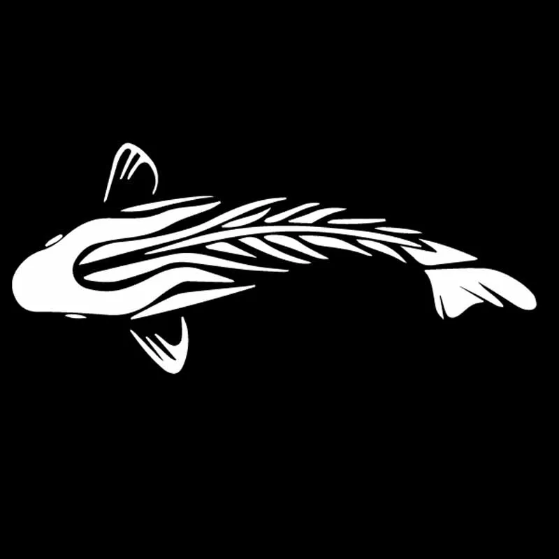 Car Stickers Fun Tribal Carp F - Car Accessories Quotes ulasan dan harga