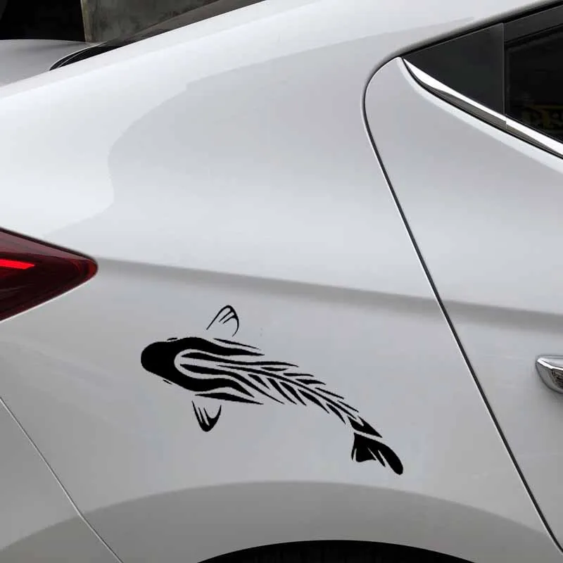 Car Stickers Fun Tribal Carp F - Car Accessories Quotes ulasan dan harga