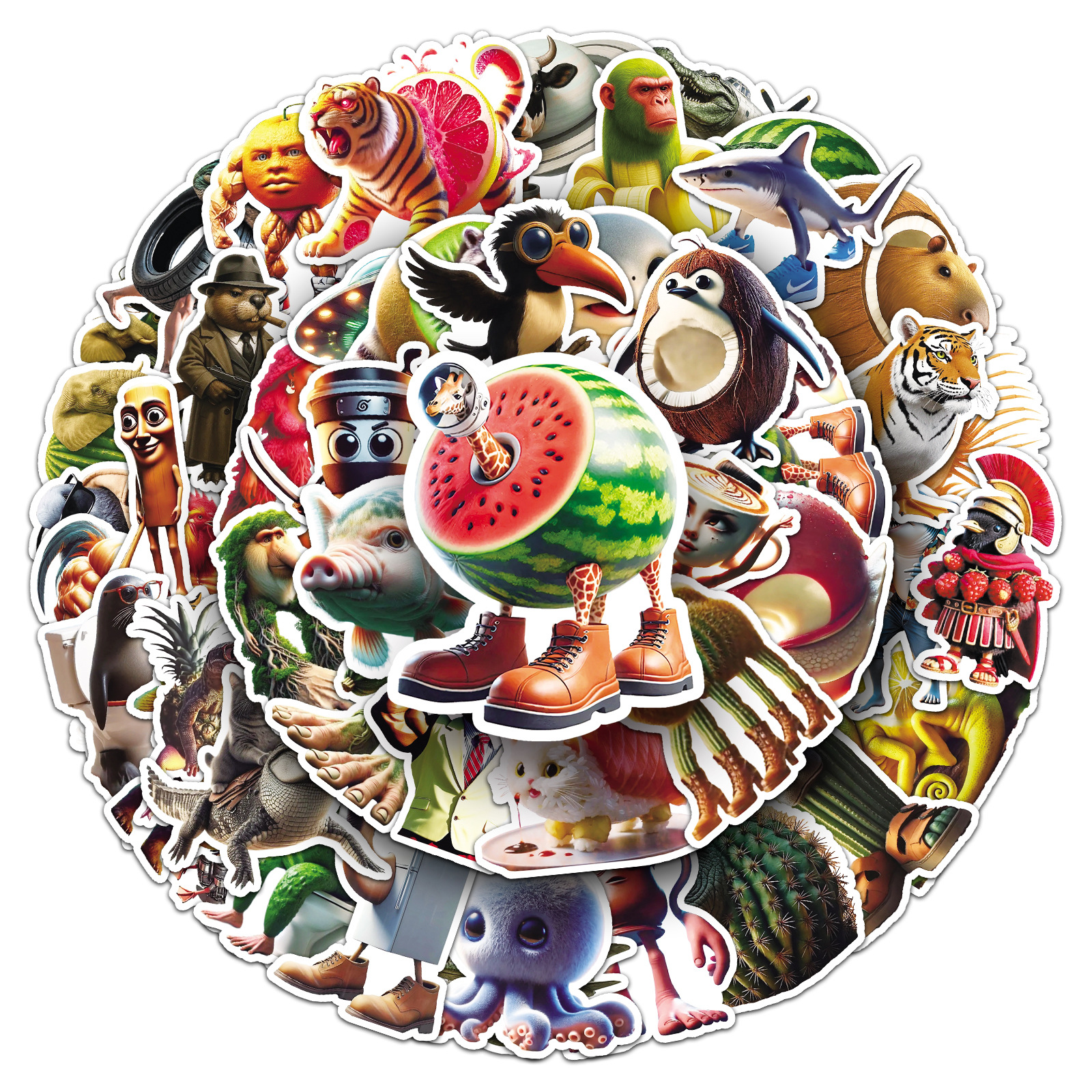 50PCS Italian Brainrot Sticker - Car Accessories Quotes ulasan dan harga