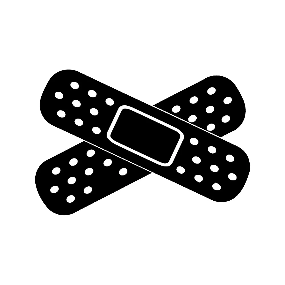Car Sticker Funny Band Aid Car - Car Accessories Quotes ulasan dan harga
