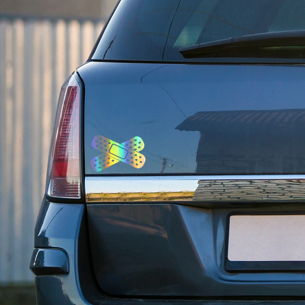 Car Sticker Funny Band Aid Car - Car Accessories Quotes ulasan dan harga