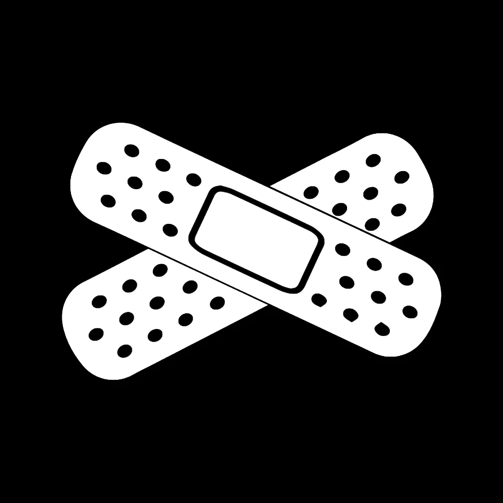 Car Sticker Funny Band Aid Car - Car Accessories Quotes ulasan dan harga