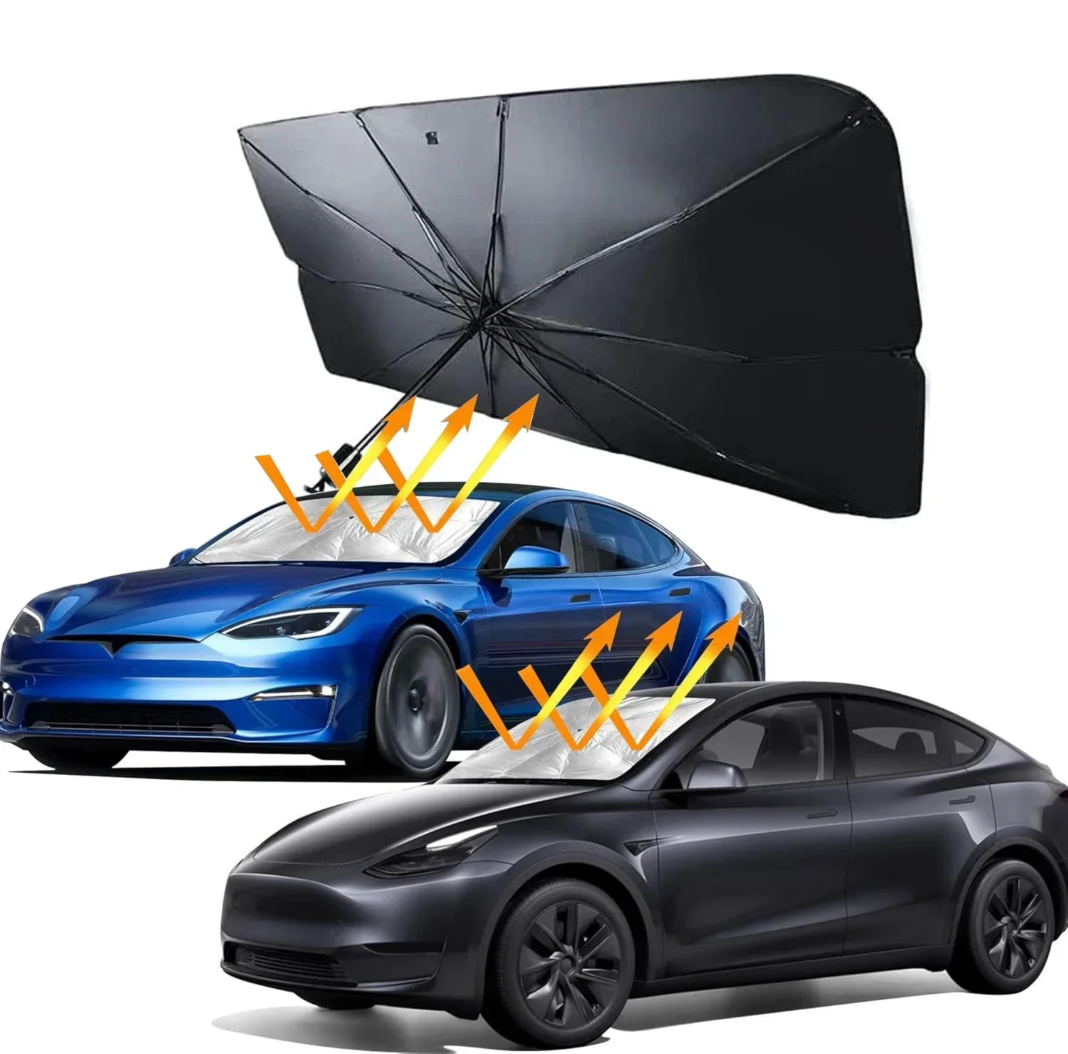 Foldable Car Sun Shade Protect - Automatic Car Sunshade ulasan dan harga