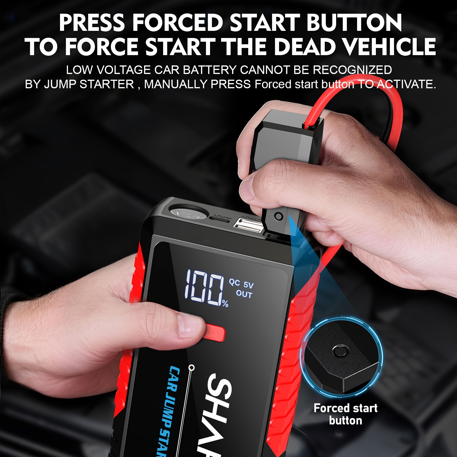 10000A/13000A/15000A Single-St - Portable Jump Starter ulasan dan harga