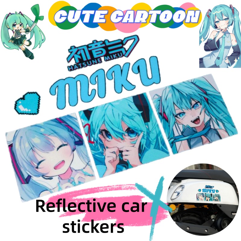 2026 New Creative Hatsune Miku - Car Accessories Quotes ulasan dan harga