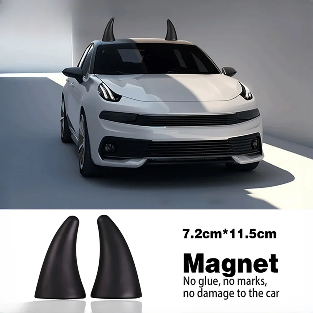 1/2PCS 3D Devil Horn Car Roof  - Car Accessories Quotes ulasan dan harga