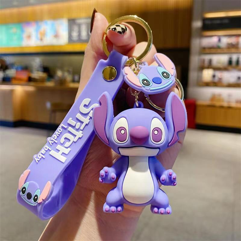 New Anime Stitch Toys Keychain - Car Accessories Toy ulasan dan harga