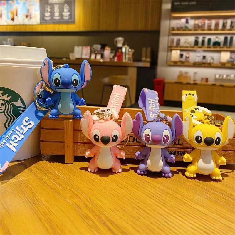 New Anime Stitch Toys Keychain - Car Accessories Toy ulasan dan harga
