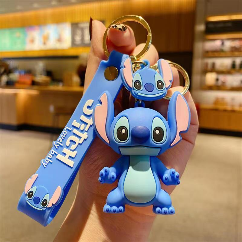 New Anime Stitch Toys Keychain - Car Accessories Toy ulasan dan harga