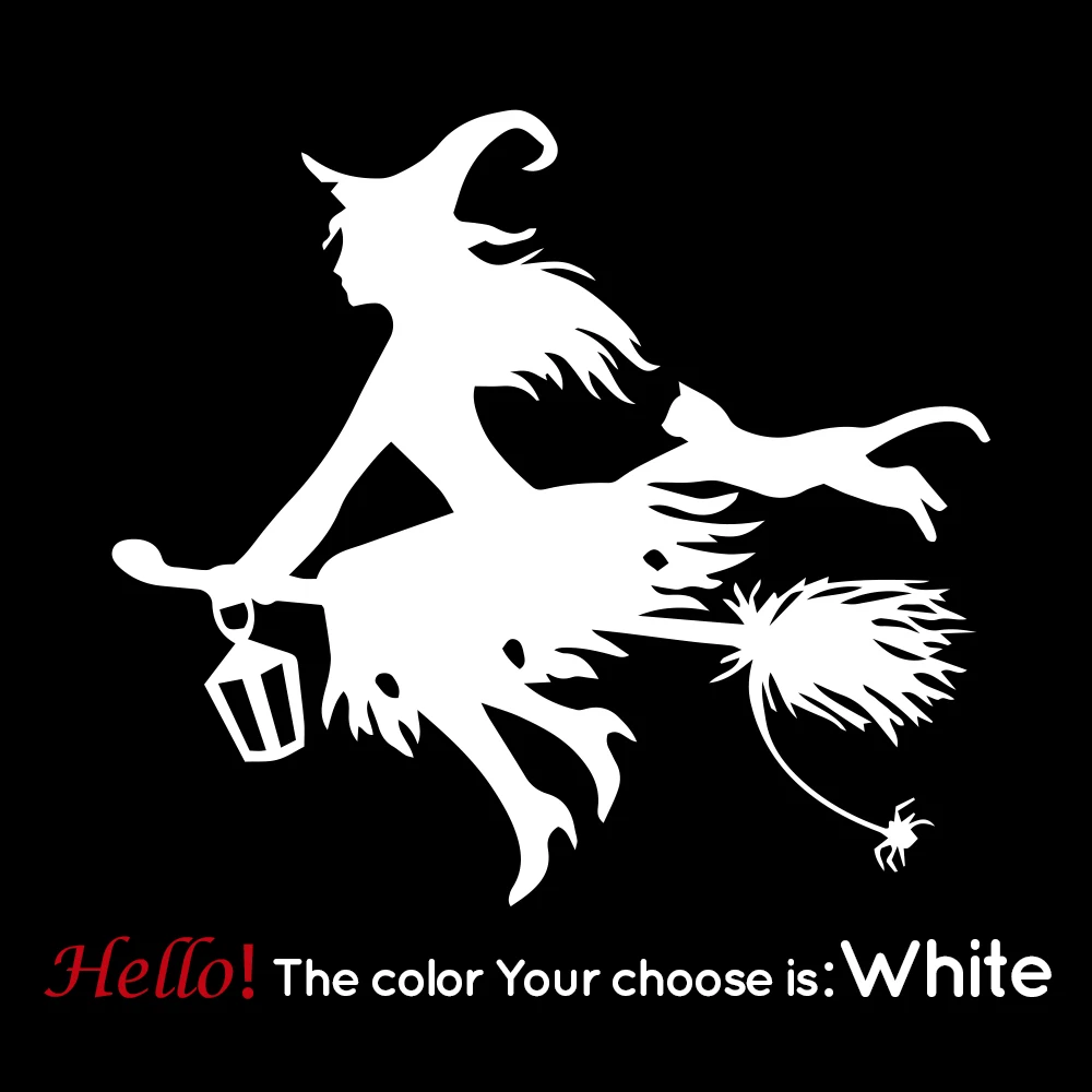 Car Sticker Personality Witch  - Car Accessories Quotes ulasan dan harga
