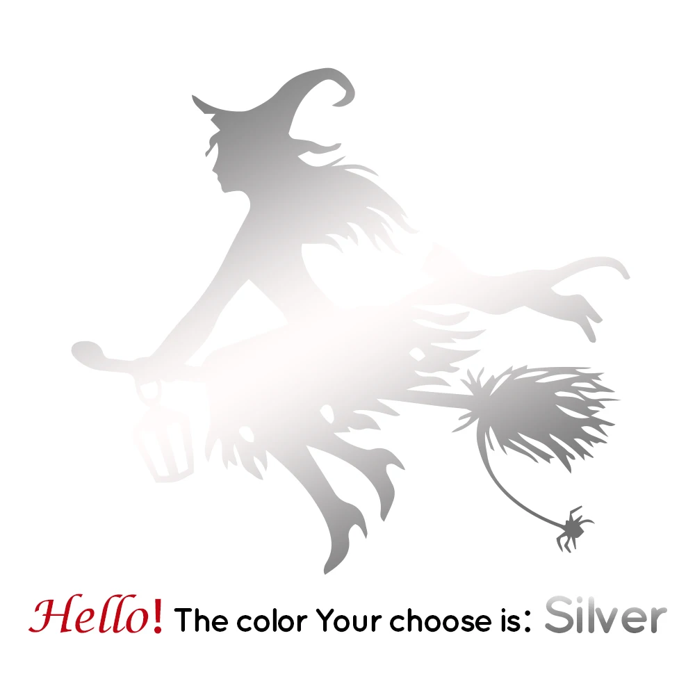 Car Sticker Personality Witch  - Car Accessories Quotes ulasan dan harga