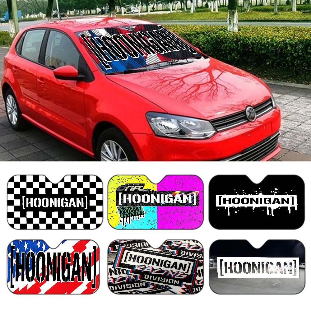 Hoonigan Driven By Passion Rac - Automatic Car Sunshade ulasan dan harga