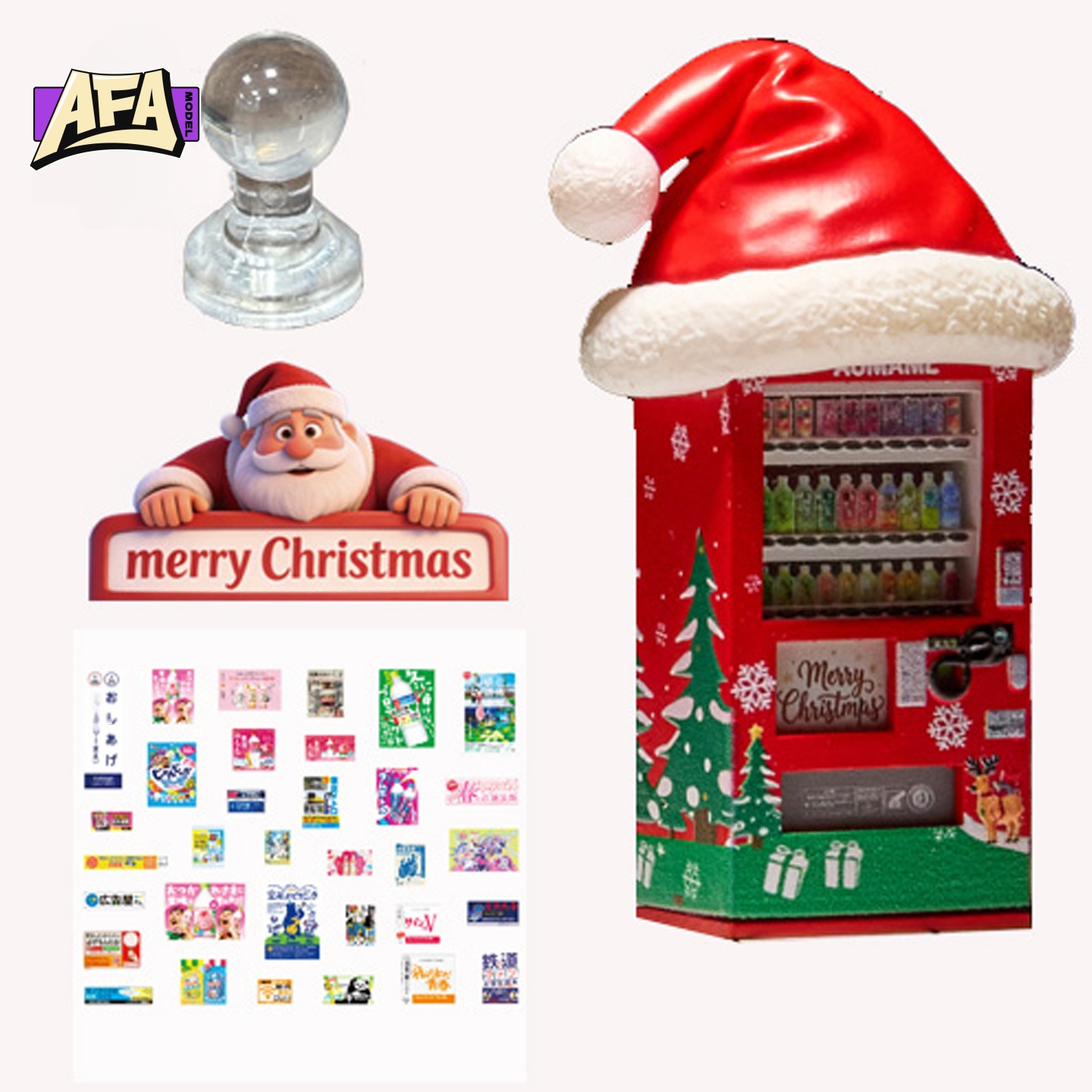 1/64 Scale Christmas Theme Ven - Car Accessories Toy ulasan dan harga