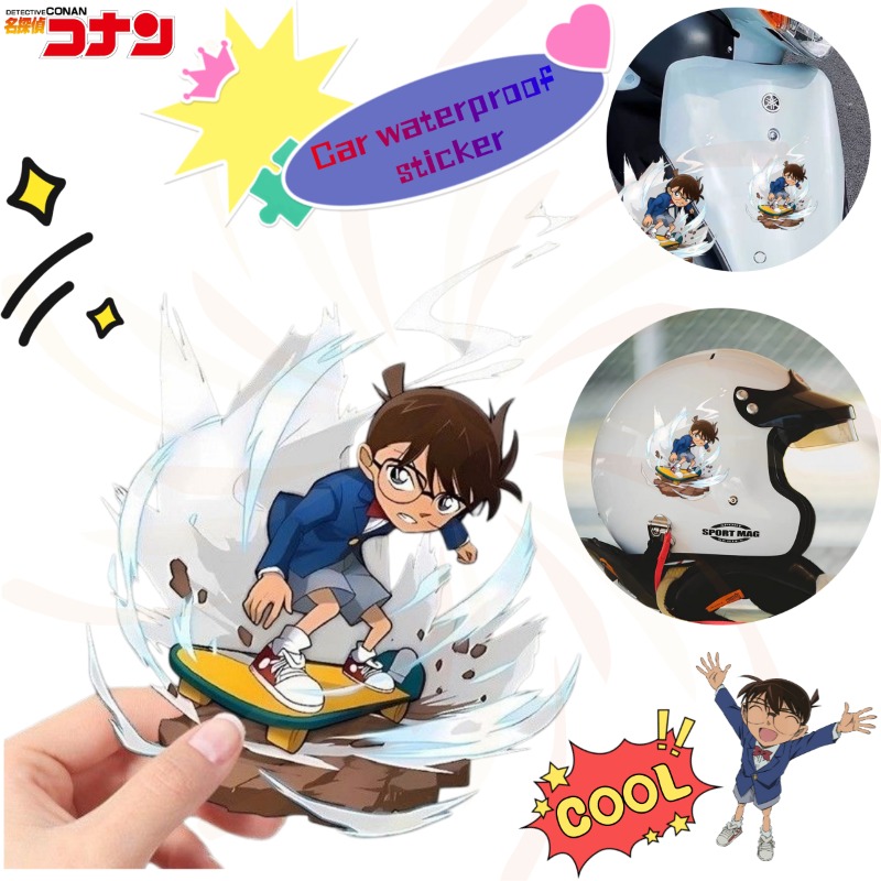 Detective Conan Cartoon Skateb - Car Accessories Quotes ulasan dan harga