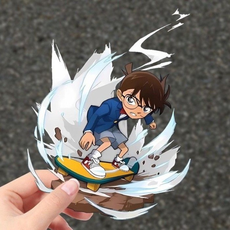 Detective Conan Cartoon Skateb - Car Accessories Quotes ulasan dan harga