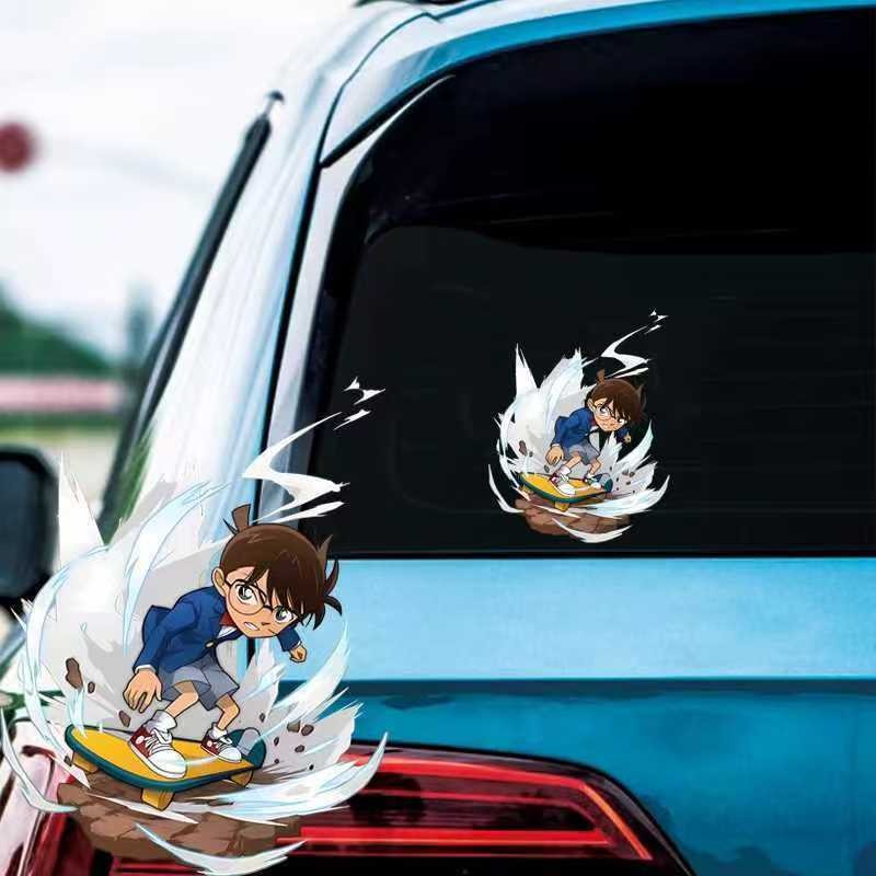 Detective Conan Cartoon Skateb - Car Accessories Quotes ulasan dan harga