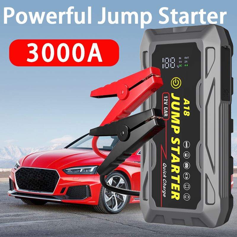 Multi-Function 6000A Car Jump  - Portable Jump Starter ulasan dan harga