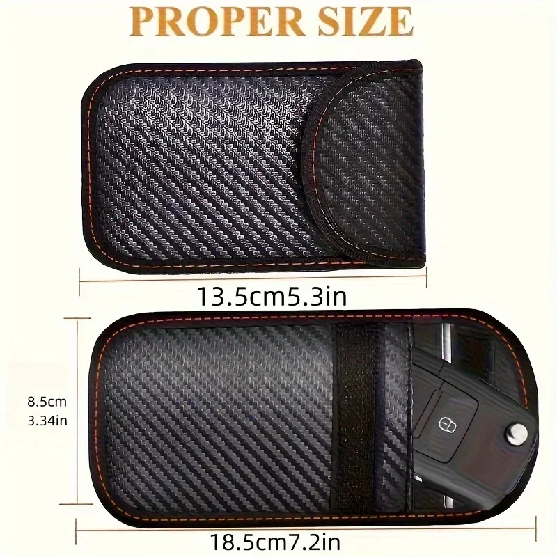 Carbon Fiber RFID Blocking Car - Car Key Signal Blocker ulasan dan harga
