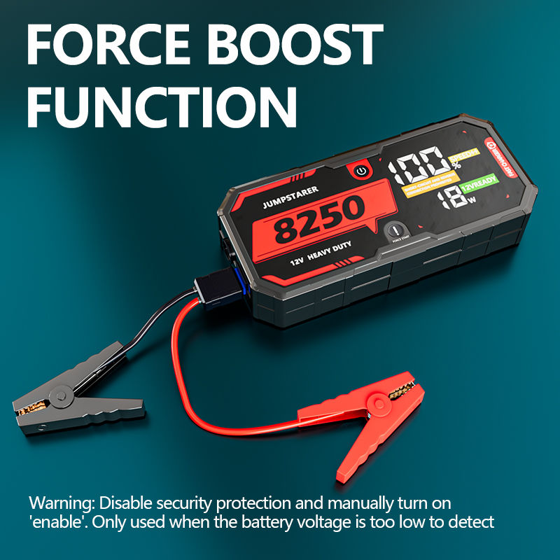 8250A 12V Car Jump Starter Por - Portable Jump Starter ulasan dan harga