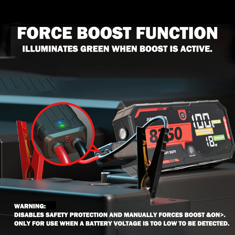 8250A 12V Car Jump Starter Por - Portable Jump Starter ulasan dan harga