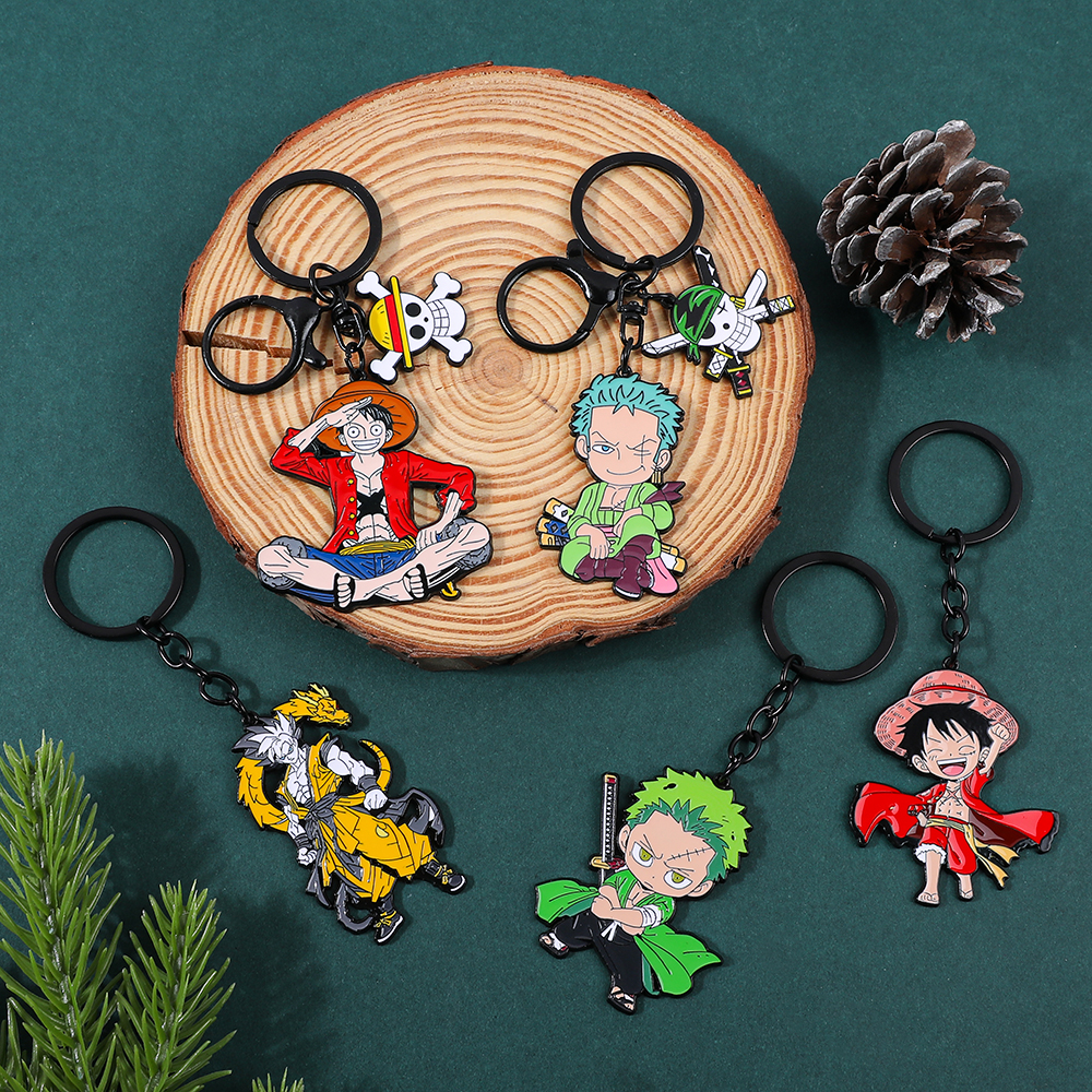 One Piece Anime Keychain Featu - Car Accessories For Decoration ulasan dan harga
