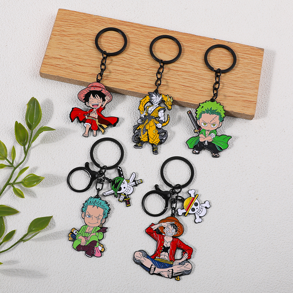 One Piece Anime Keychain Featu - Car Accessories For Decoration ulasan dan harga