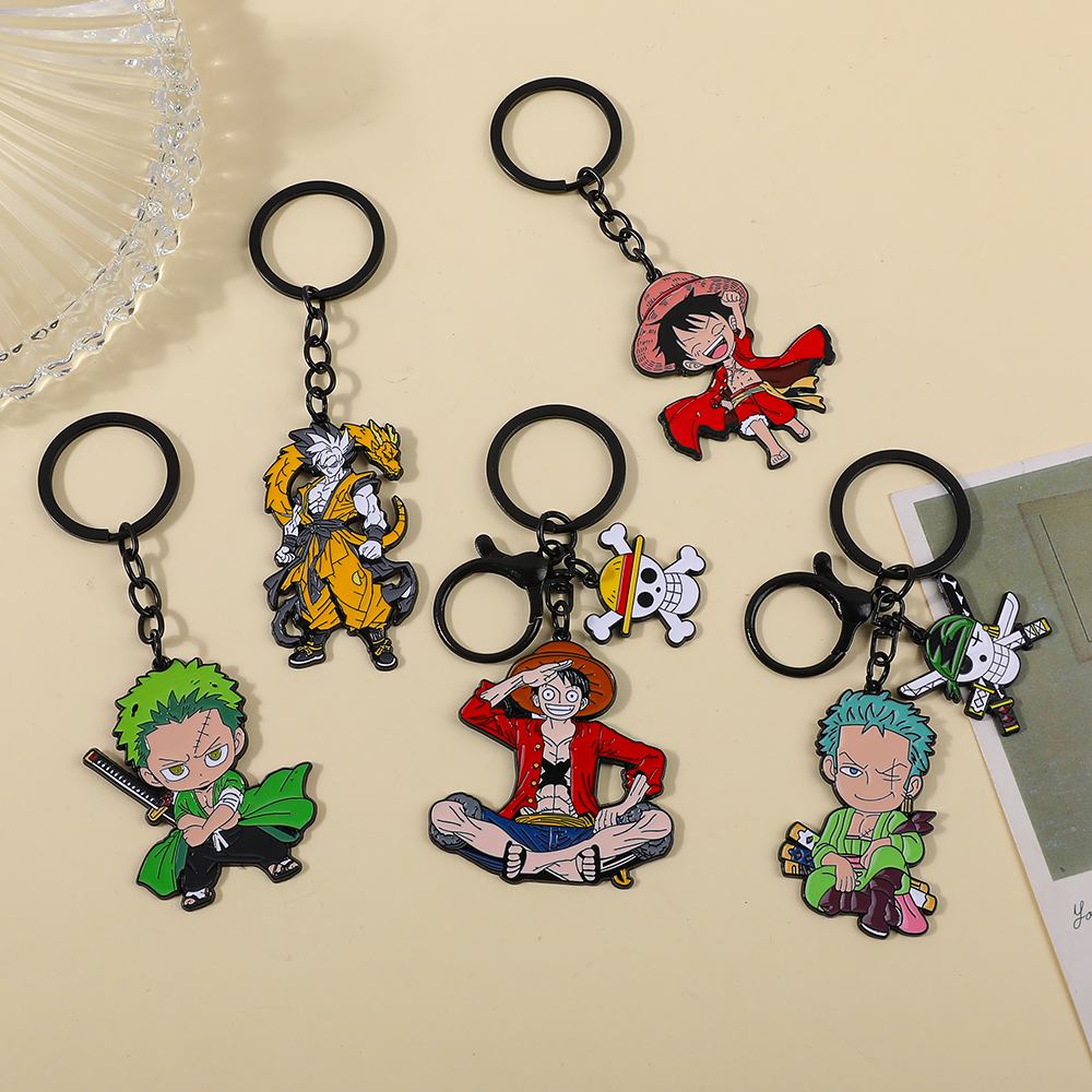 One Piece Anime Keychain Featu - Car Accessories For Decoration ulasan dan harga