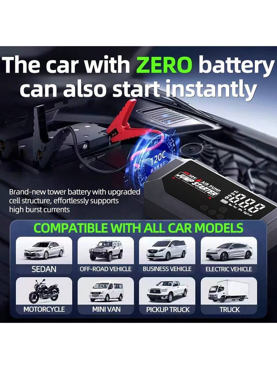 12V 8000A Portable Smart Jump  - Portable Jump Starter ulasan dan harga