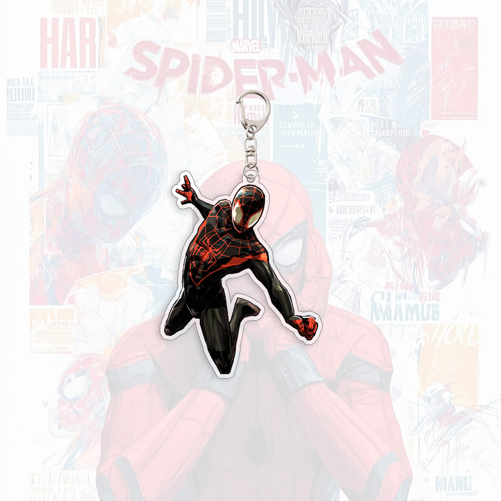 Spider Man Acrylic Keychain An - Car Accessories Toy ulasan dan harga