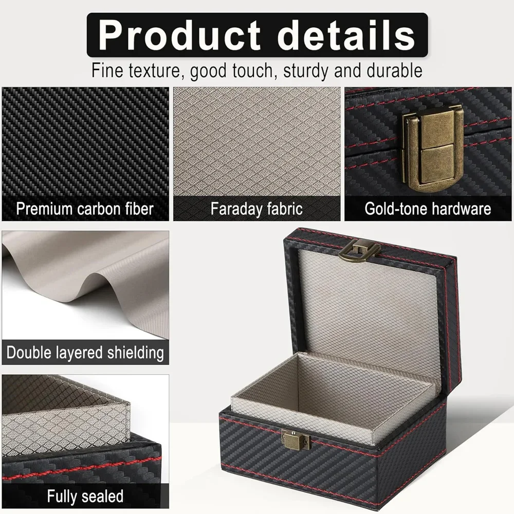 Anti Theft Faraday Box RFID Fa - Car Key Signal Blocker ulasan dan harga